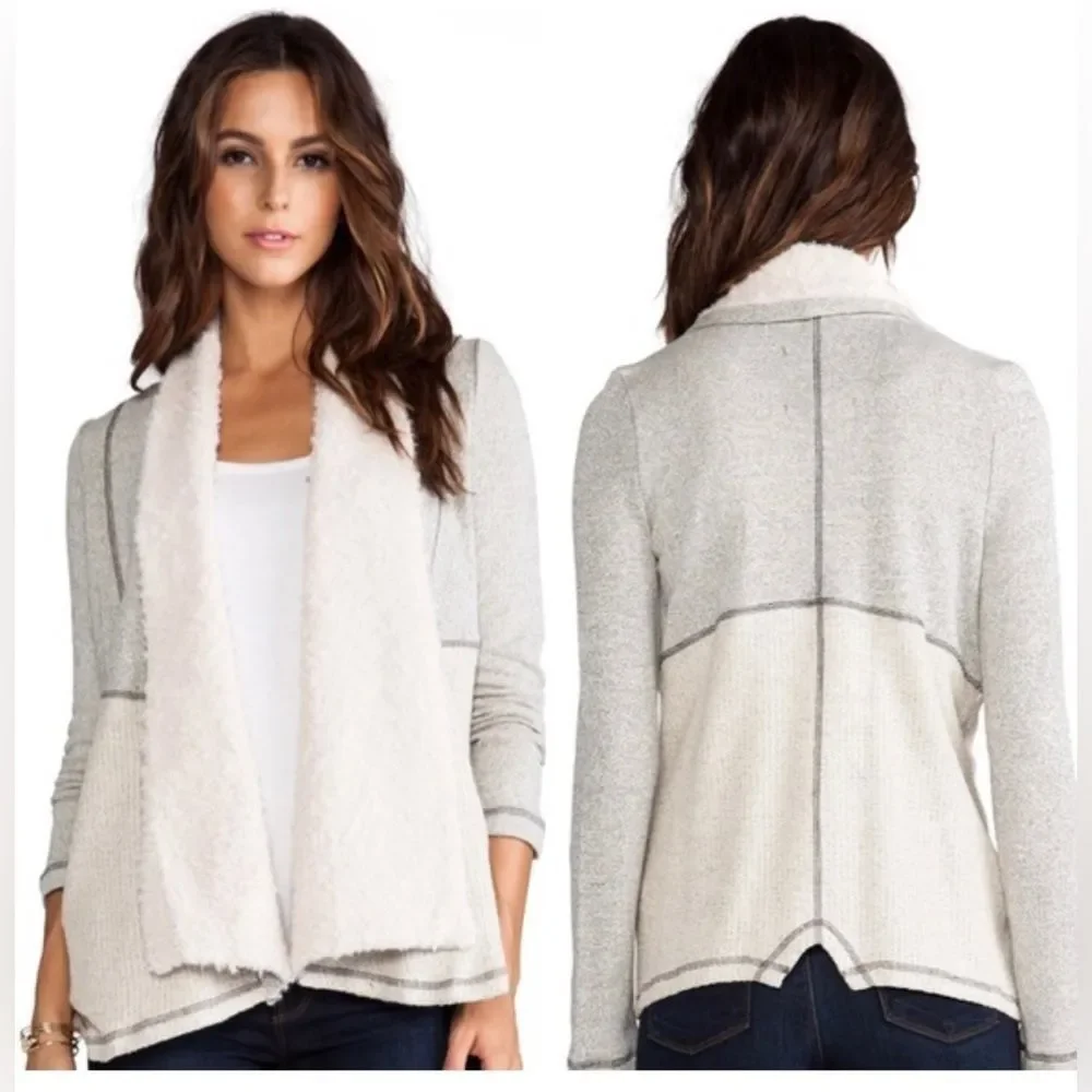 🌻 Jack French Terry Wrap Cardigan Size M
